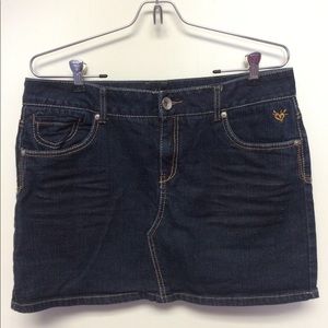 Justice jean skirt